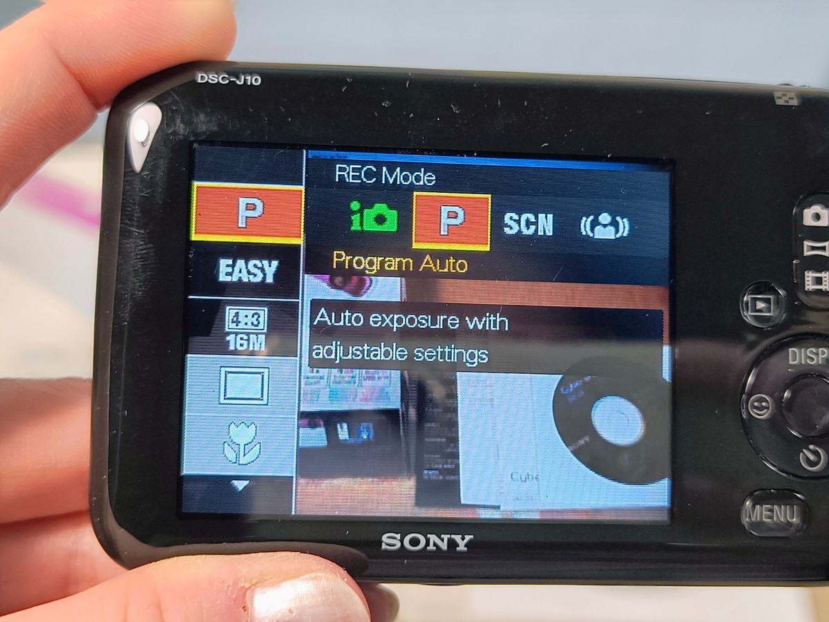 Sony Cyber-Shot DSC-J10 16.1MP Digital Camera - Black Fully