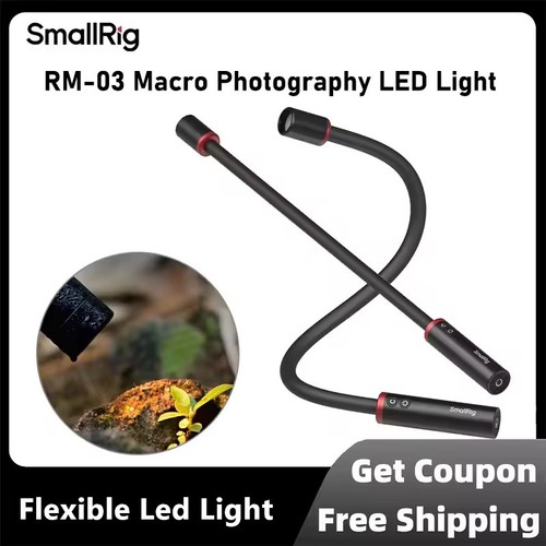 SmallRig RM-03 Macro Photography LED Flexiable Video Light for Insects Flower - Bild 1 von 6