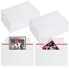 100 Pack Card Shipping Envelopes, 7 x 4.35 Inches Trading Cards Self Adhesive...
