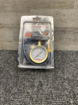 #ad Accu Gage RA60X 5 60 PSI Right Angle Chuck Dial Tire Pressure Gauge with Hose $18.70