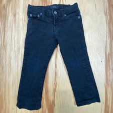 Polo Ralph Lauren Hampton Straight Black Jeans 2T Denim