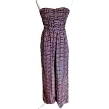 Navy Strapless Jumpsuit Size Small