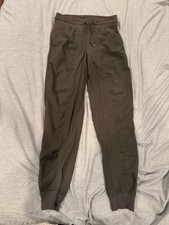 Lululemon Women  s Size 4 Dance Studio Jogger Pants Brown Green