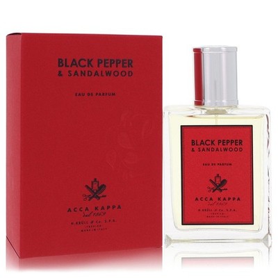 Black Pepper & Sandalwood by Acca Kappa Eau De Parfum Spray 3.3 oz For Men Bran
