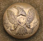 Scarce Coat Size Civil War CAVALRY C Eagle Button W G MINTZER PHILD.
