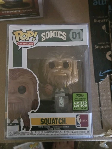 Funko Pop! - NBA Mascots - Seattle Sonics Squatch #01 ECCC 2021
