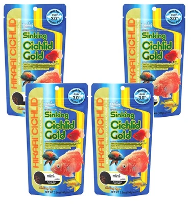 Hikari Cichlid Gold Sinking Medium Pellets 100g Bundle Deal Fish Tank Aquarium
