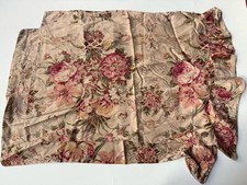 RALPH LAUREN Guinevere PAIR Standard PILLOWCASES Medieval Floral Blue Label