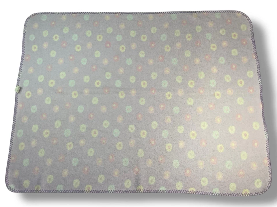 "Manta bebé Circo lavanda polar círculos suaves puntos aprox 30x40""" Foto 3 de 4