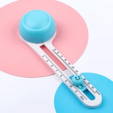 Circle Cutter with 3 Blades Adjustable Rotary Round Paper Cutter Trimmer Tool