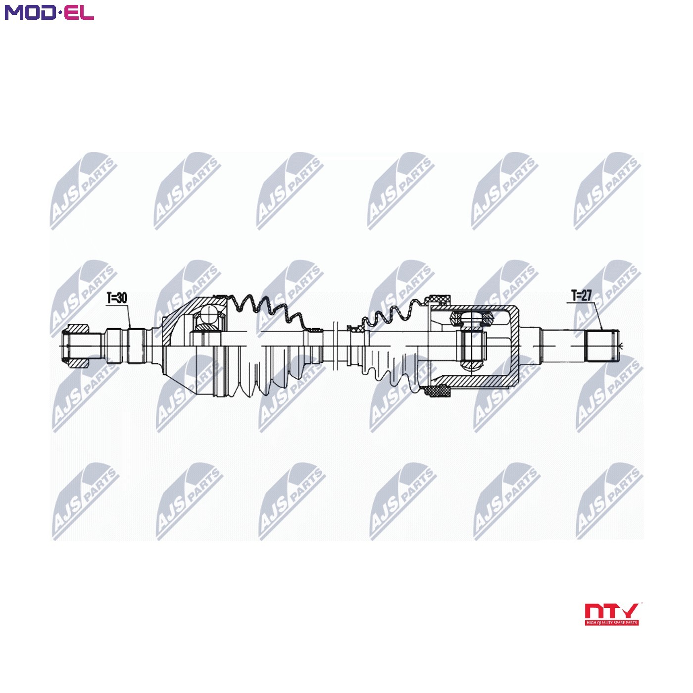 N.T.Y. NPW-PL-142.NTY Drive Shaft for OPEL - Image 5
