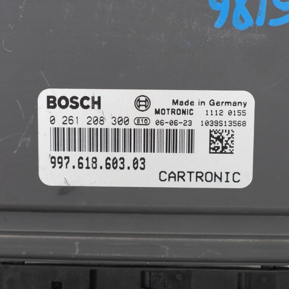 Computadora Porsche Cayman 2006-2007 motor 3,4 ECU ECM DME OEM usada Foto 2 de 4