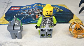 LEGO Atlantis: Monster Crab Clash 8056 100% Complete w/ Minifigure & Manual