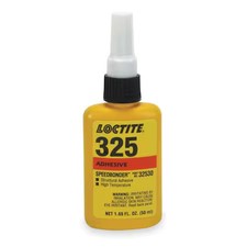 Loctite 135401 Epoxy Adhesive, 325 Series, Yellow, Syringe, No Mix Mix Ratio, 5