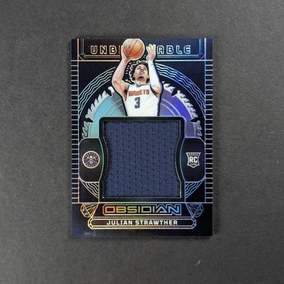 Julian Strawther 2023-24 Obsidian Unbreakable Rookie Patch Materials /249 Silver
