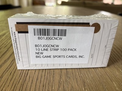 Super Bowl Sports Betting 10-Line Scratch Off Cards 100 Pack Unopened