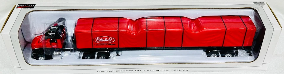 Peterbilt Logo 385 Semi w/ Tarped Load By SpecCast 1/64th Scale - Image 4 of 4