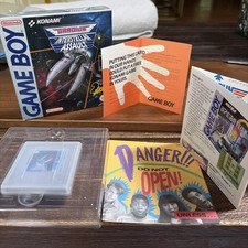 Gradius: The Interstellar Assault Game Boy 1992 Complete Authentic Tested 