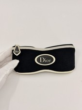 Vintage Dior Neoprene Eyeglass Sunglasses Pouch Case Black White Y2K Rare