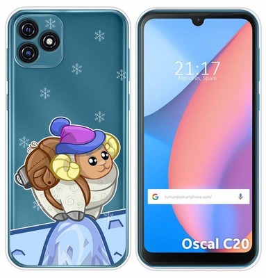 Transparente Silikonhülle Für Blackview Oscal C20 / C20 Pro Ziegen Design