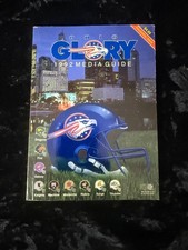 Rare 1992 World League Football Guide Ohio Glory ~ Schedule & Roster