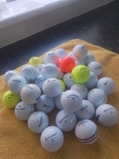 40 x Mixed Golf Balls - Pearl / A Grade