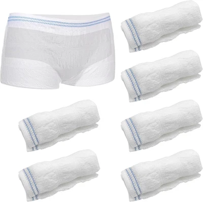 6 Pack Incontinence Net Knickers Medium Fix Incontinence Fixing Pants Net Pants