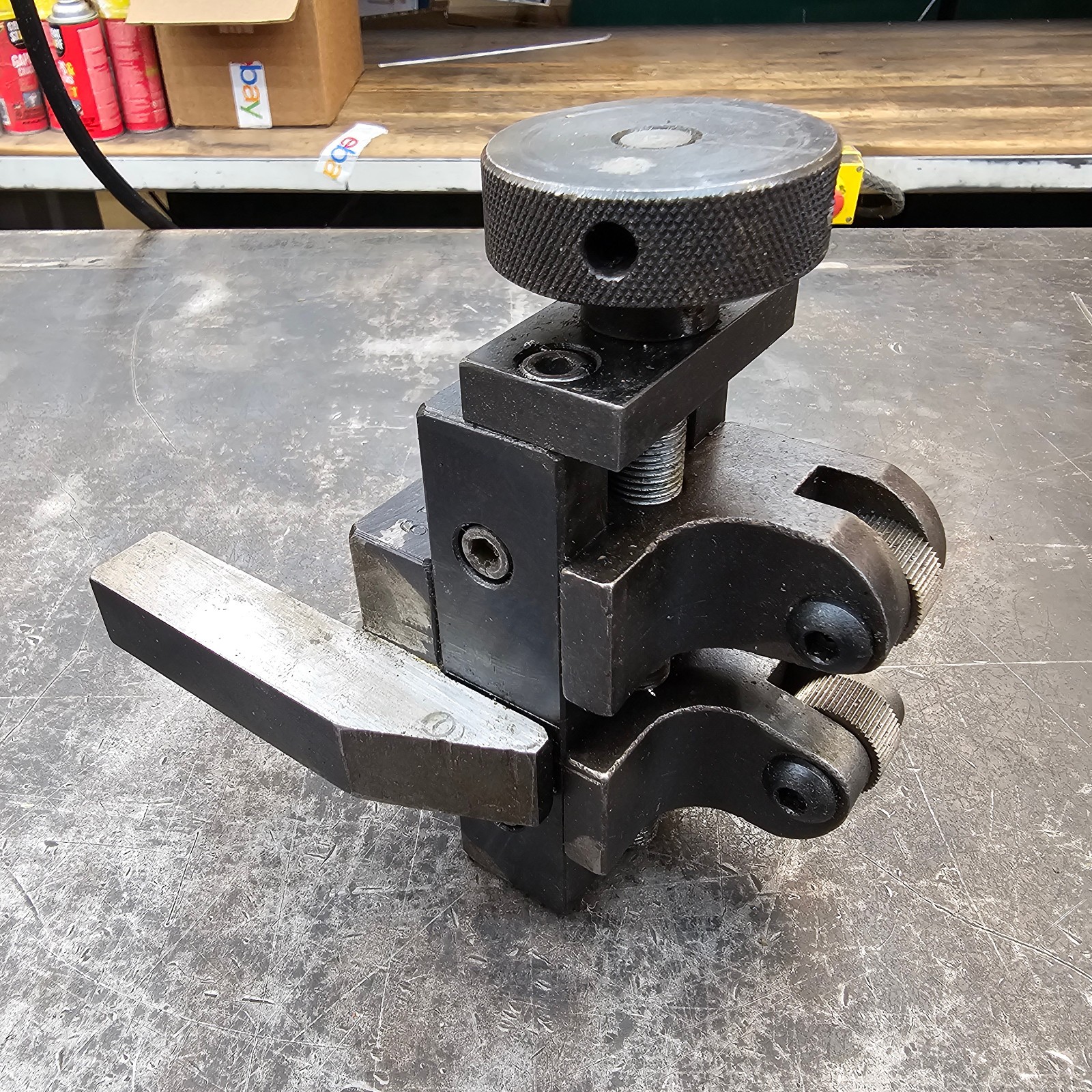 Aloris AT19 AT-19 Adjustable Lathe Knurl Knurling Tool 3/4" Square Shank