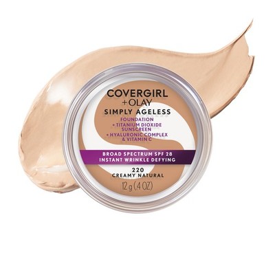 COVERGIRL & Olay Simply Ageless Instant Wrinkle Defying Foundation Creamy