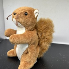 Ty Beanie Babies Nuts the Squirrel Plush 1996 PVC Pellets USA