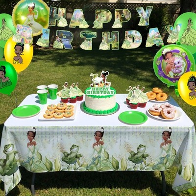 The Princess and Frog Kinder Geburtstag Deko,Tiana Party Luftballons Tortendeko