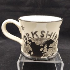 Moorland Pottery Yorkie Ware Mug 'Yorkshire T'Best Place in T'World, New-Seconds