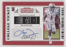 2019 Panini Contenders Draft Picks College Ticket Johnnie Dixon #298 Auto z5b