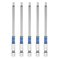 "5 StüCk Sechskant-Impact-Schraubendreher-Bits 3Mm (H3) 1/4\""