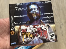 Typing of the Dead CIB w/Reg Card + Keyboard OEM (Dreamcast) Tested Complete NM!