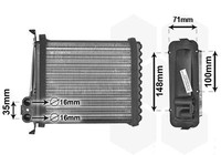 VAN Wezel WäRmetauscher, Innenraumheizung 59006085 FüR Volvo