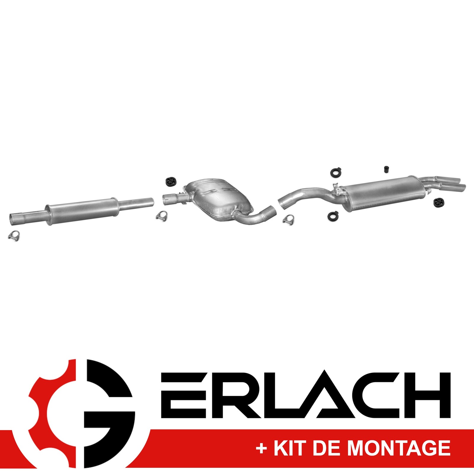 Silencieux VW Golf II 1.8 GTI 16V : Supprimez les bruits de fuite avec le pot 1810