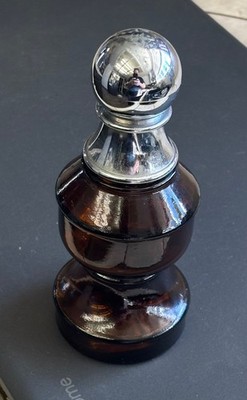 AVON The Pawn CHESS PIECE Oland AFTER SHAVE - 3 0Z EMPTY GLASS BOTTLE