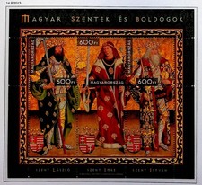 HUNGARY Sc 4293 NH SOUVENIR SHEET OF 2013 - ART - (LN25)