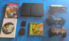 Sony PlayStation 2 SCPH-75001 Bundle Frogger Killzone Blue Sony Remote OEM Card