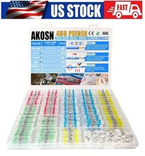 455 Conectores De Empalme A Tope Termorretractiles Para Cables Electricos NUEVO