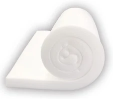 Foamy Foam High Density 3 inch Thick, 24 3 x 24 x 72 (1 Pack), White 