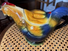 Vintage Tony Wood Staffordshire Cockerel / Chicken / Rooster Teapot