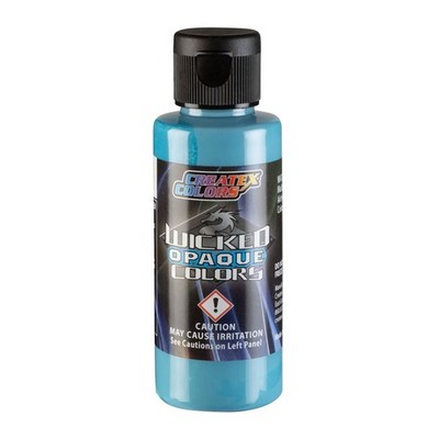(245,83 /1l) Wicked W099 - Opaque Teal 60ml - Airbrush Farbe - CREATEX 116099