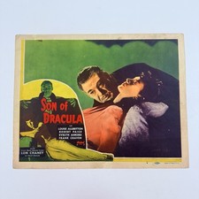 1948 Son Of Dracula Original 11x14&rdquo; Lobby Card #4 Lon Chaney Jr Horror Classic