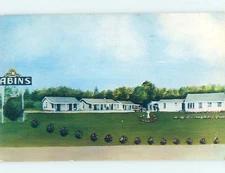 Pre-1980 CABIN SCENE Chestnut Hill Virginia VA c3994