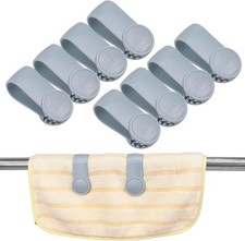8 Pack Hand Towel Clips for Kitchen Bathroom Keep Towels from Falling Blue