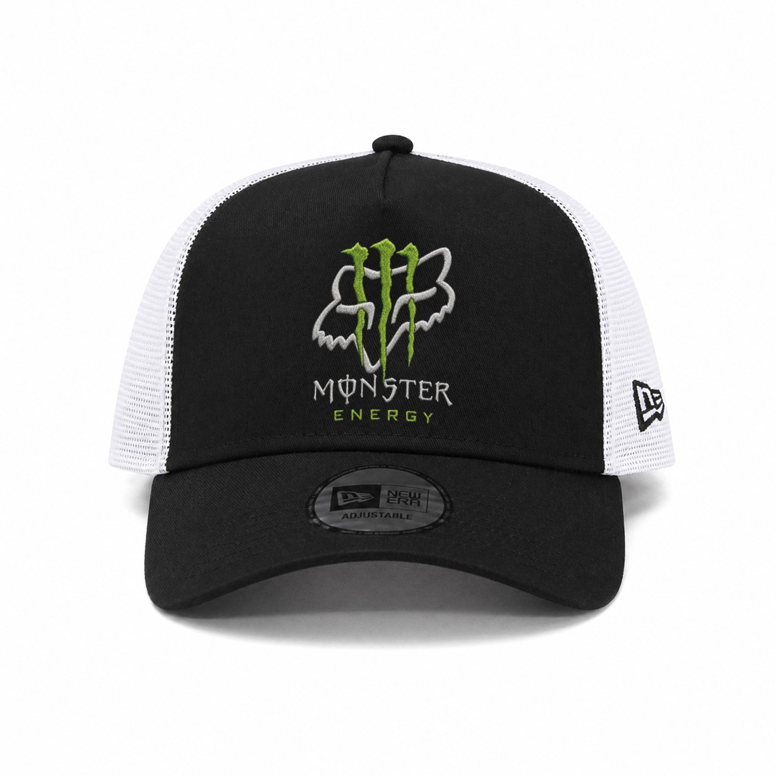 Monster Energy Fox Embroidered 9FIFTY Trucker Hat Mesh Snapback Cap