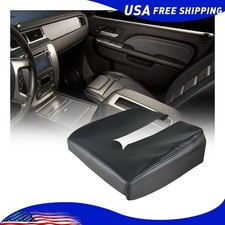 Fits 07-13 Chevy Silveradosierra Leather Center Console Lid Armrest Cover Skin