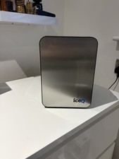 iceQ 4L Stainless Steel Mini Fridge Black Used Good Condition No Box